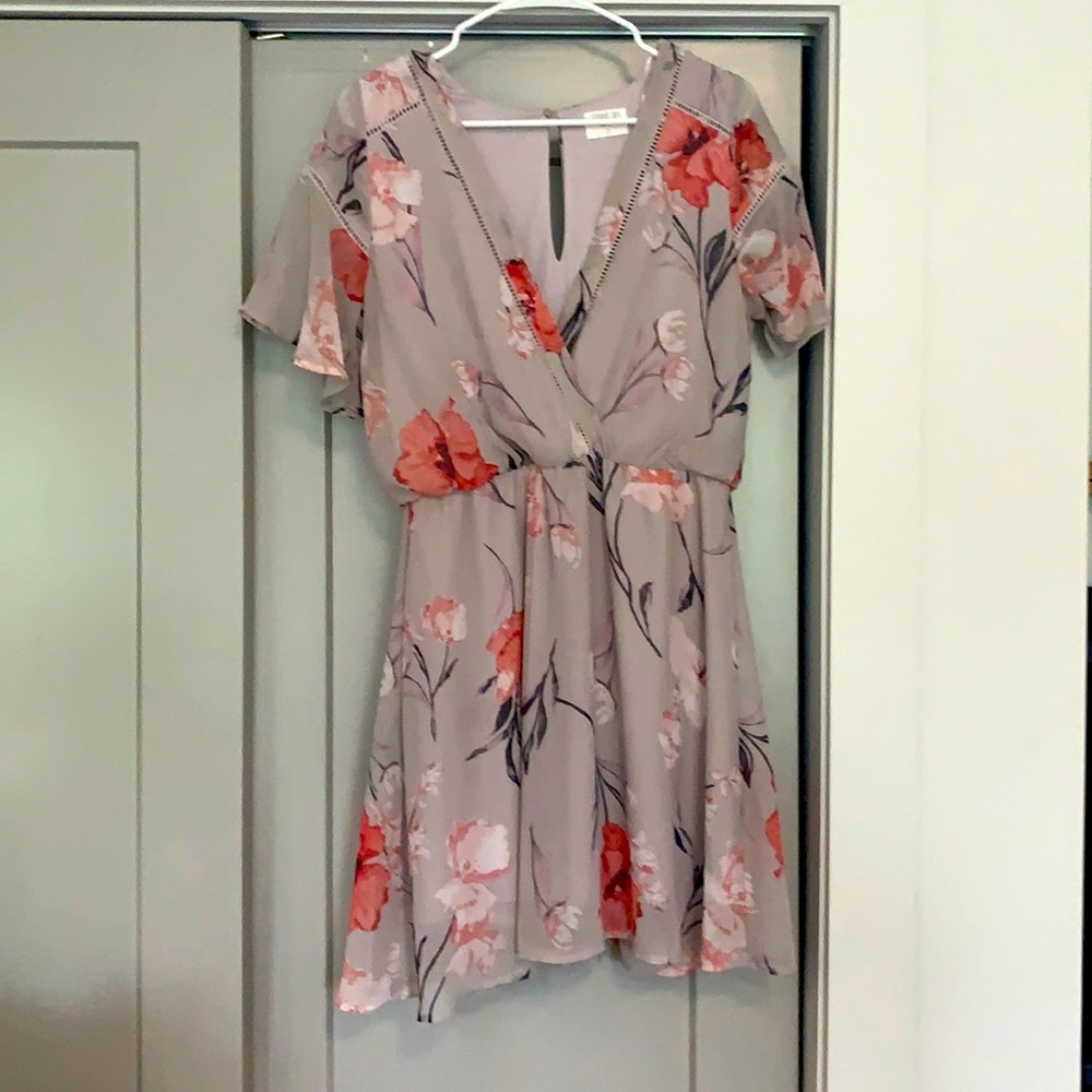 Lavendar Wrap dress